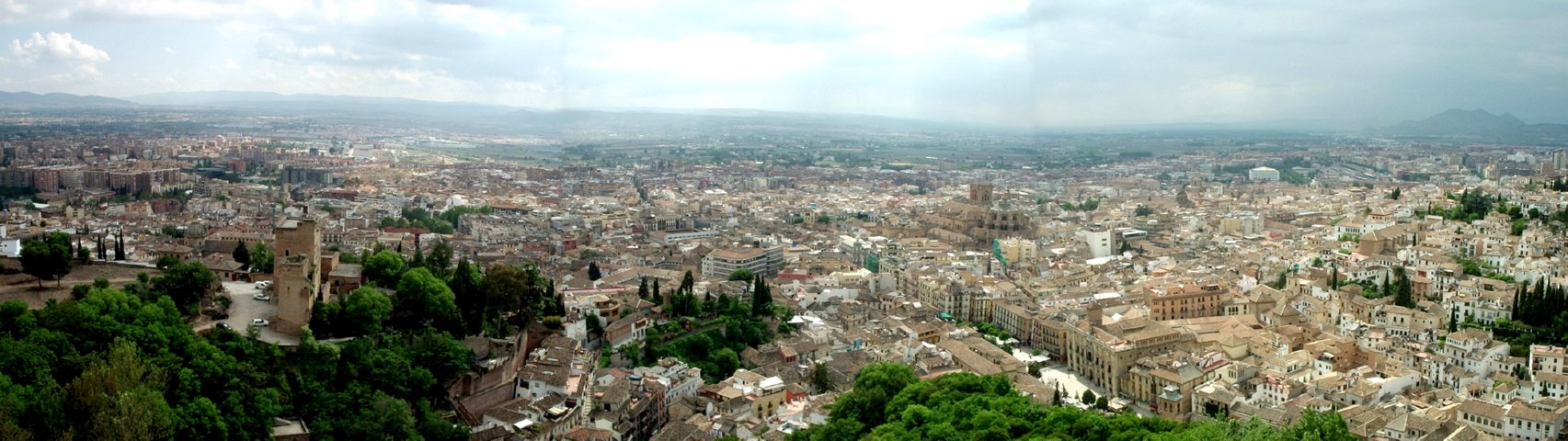 06 Panorama vanaf Alcazaba op Granada